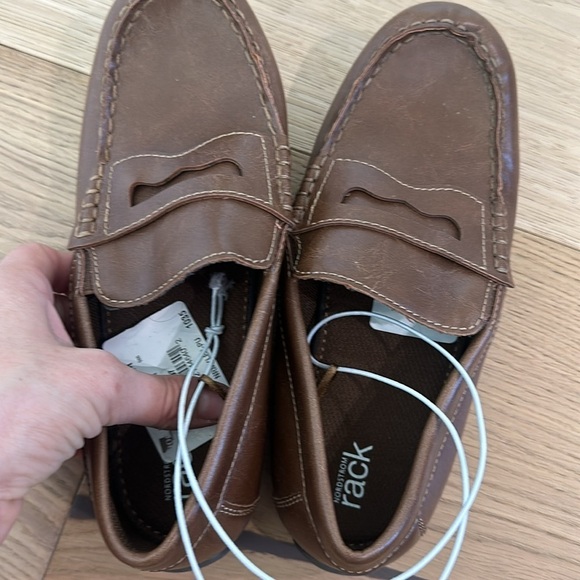 Nordstrom rack penny loafers boys brow 4M NWT - Picture 5 of 5